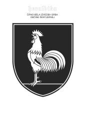 Črnobela izvedba grba